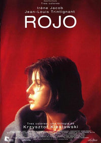 Trois Couleurs: Rouge Movie Poster Print showcasing vibrant colors and artistic design.