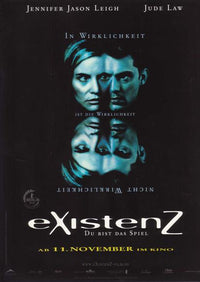 eXistenZ Movie Poster Print showcasing surreal artwork from the film.