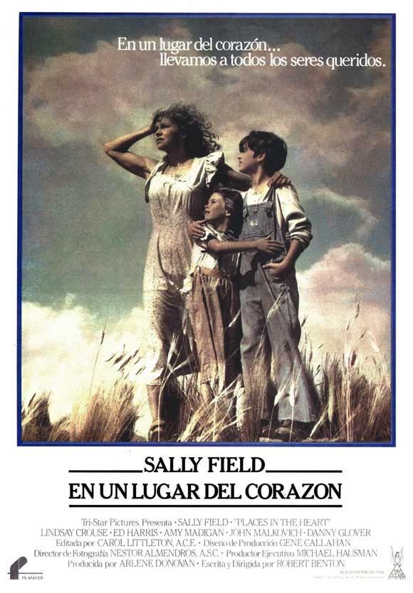 Places in the Heart Movie Poster Print showcasing iconic film imagery.