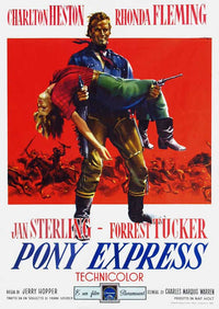 Pony Express Movie Poster Print showcasing the spirit of adventure.