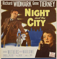 Night and the City Movie Poster Print showcasing classic film imagery.
