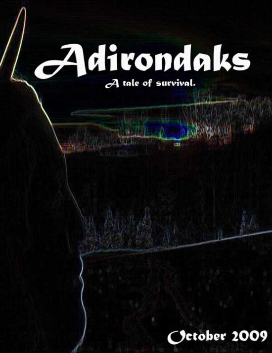The Adirondacks Movie Poster Print showcasing nature's beauty.