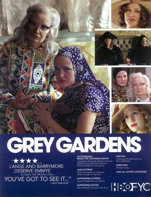 Grey Gardens TV Movie Poster Print - 11x17