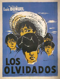 Olvidados Movie Poster Print showcasing emotional cinematic artwork.