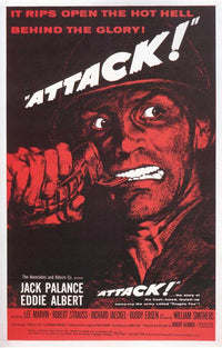 Attack Movie Poster Print featuring dramatic imagery from the film.