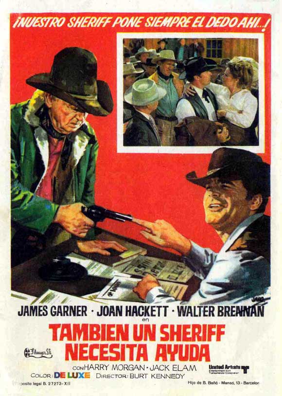 Support Your Local Sheriff! Movie Poster Print featuring classic comedy theme.