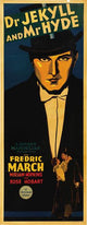 Dr. Jekyll and Mr. Hyde Movie Poster Print showcasing classic horror.