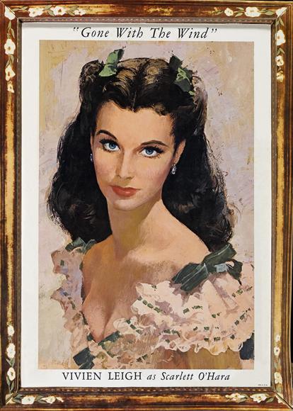 Gone with the Wind Movie Poster Print showcasing iconic film art.