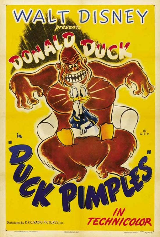 Duck Pimples Movie Poster Print showcasing vibrant colors and design.