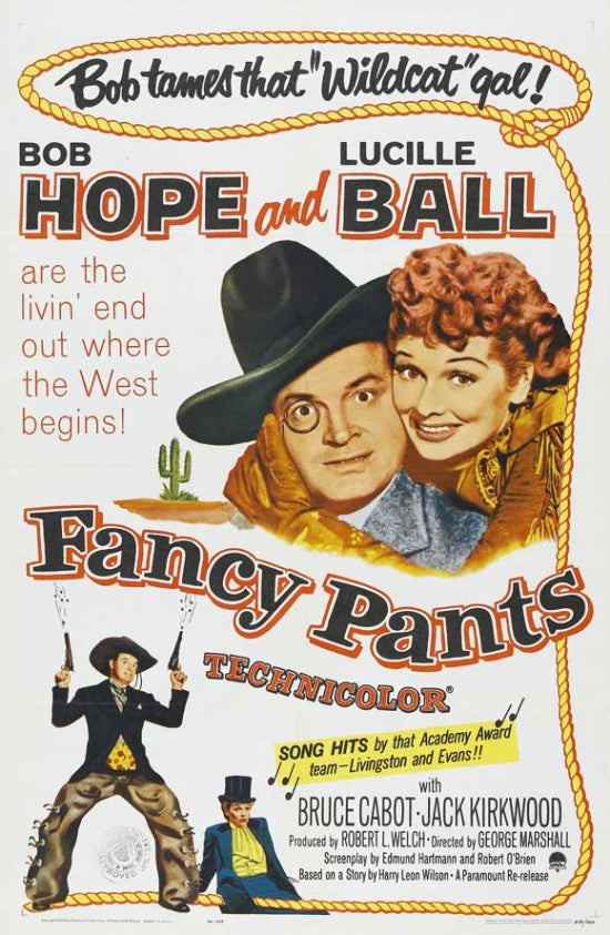Fancy Pants Movie Poster Print - colorful and whimsical art for home decor.