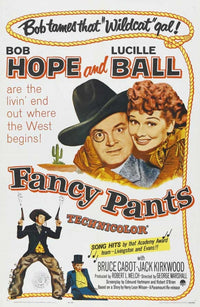 Fancy Pants Movie Poster Print - colorful and whimsical art for home decor.