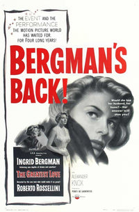 Europa '51 Movie Poster Print showcasing classic cinema art.