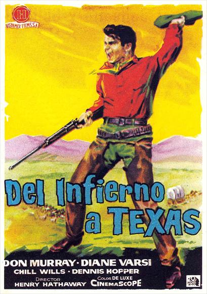 From Hell to Texas Movie Poster Print featuring classic film art.