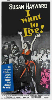 I Want to Live! Movie Poster Print showcasing classic film art.