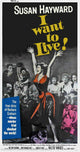 I Want to Live! Movie Poster Print showcasing classic film art.