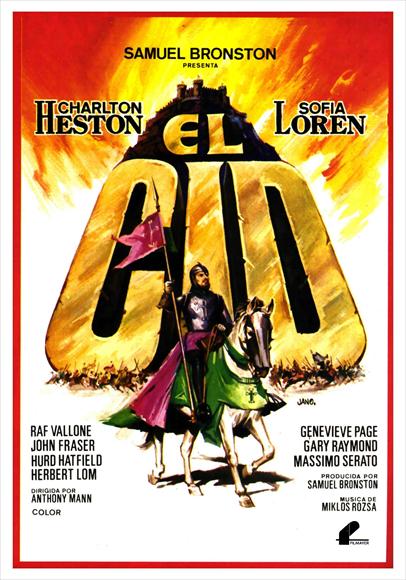 El Cid Movie Poster Print showcasing the legendary warrior.