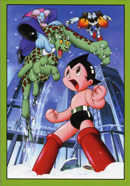 Astroboy Movie Poster Print showcasing iconic anime character in vibrant colors.