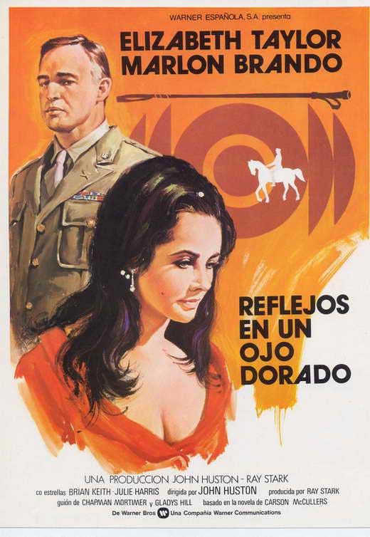 Reflections in a Golden Eye Movie Poster Print showcasing cinematic art.