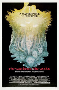 The Watcher in the Woods Movie Poster Print highlighting suspenseful cinematic art.