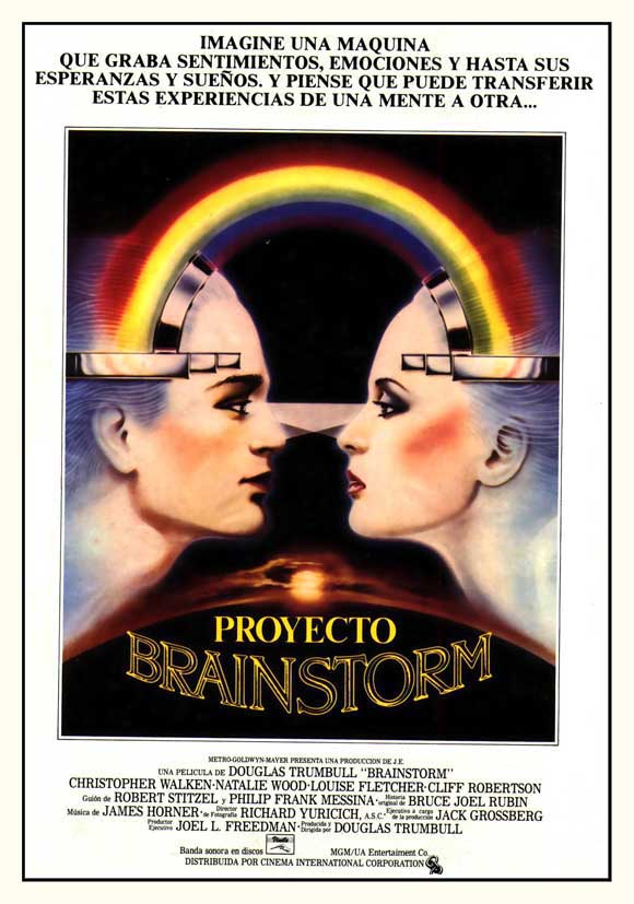 Brainstorm Movie Poster Print showcasing vibrant colors and cinematic art.