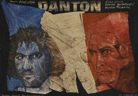 Danton Movie Poster Print showcasing cinematic art.