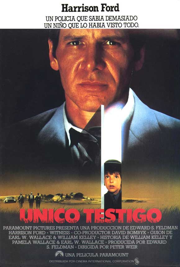 Witness Movie Poster Print showcasing captivating cinematic art.