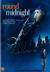 Round Midnight Movie Poster Print featuring jazz-themed artwork