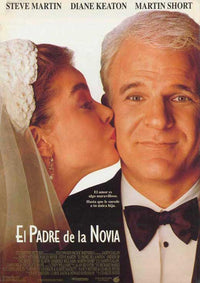 Father of the Bride Movie Poster Print featuring a classic romantic theme.