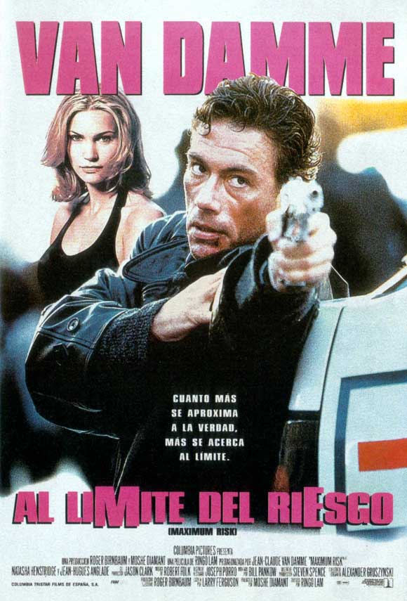 Maximum Risk Movie Poster Print showcasing vibrant colors and cinematic themes.
