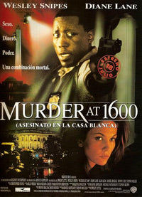 Murder at 1600 Movie Poster Print showcasing suspense and drama.