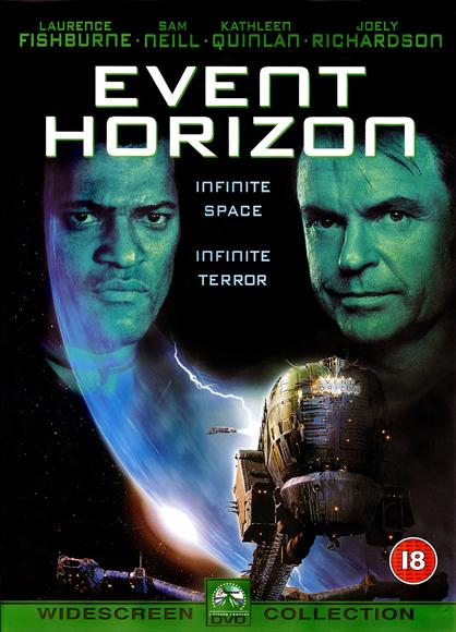 Event Horizon Movie Poster Print showcasing eerie sci-fi visuals.