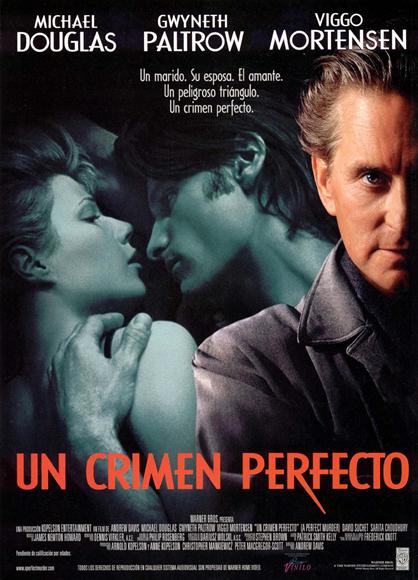A Perfect Murder Movie Poster Print showcasing intense visual design.