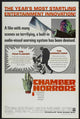 Chamber of Horrors Movie Poster Print featuring classic horror themes.