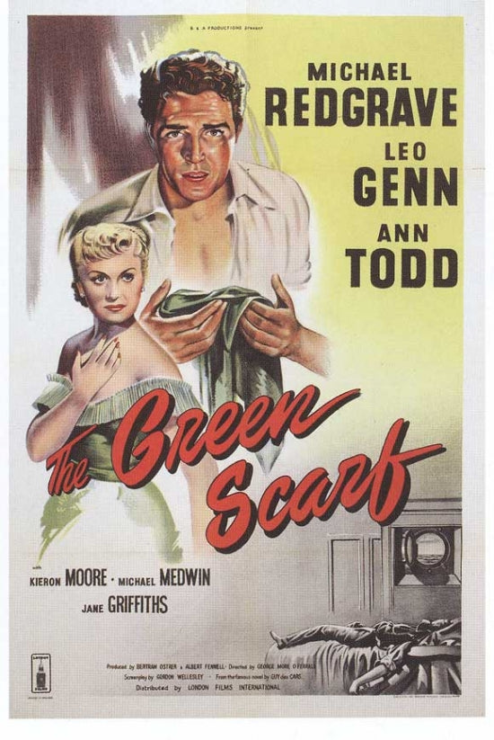 The Green Scarf Movie Poster Print showcasing vibrant colors and cinematic design.