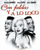 Some Like It Hot movie poster print featuring Tony Curtis and Jack Lemmon.