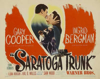 Saratoga Trunk Movie Poster Print showcasing classic cinema elegance.