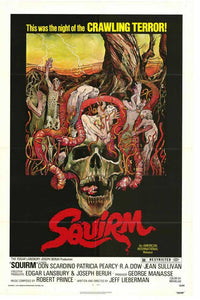 Squirm Movie Poster Print showcasing classic horror film artwork.