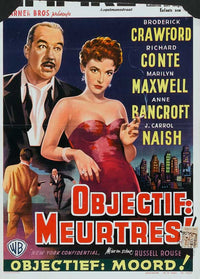 New York Confidential Movie Poster Print featuring classic noir design.