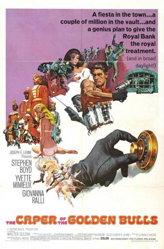 The Caper of the Golden Bulls movie poster print