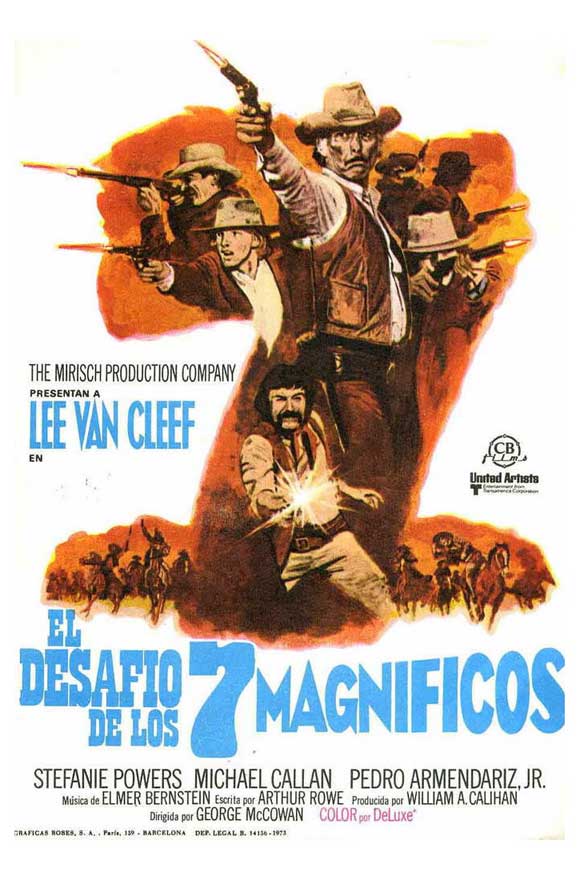 The Magnificent Seven Ride Movie Poster Print