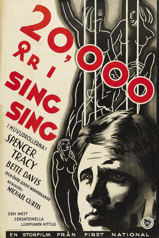 20,000 Years in Sing Sing Movie Poster Print featuring classic cinematic artwork.