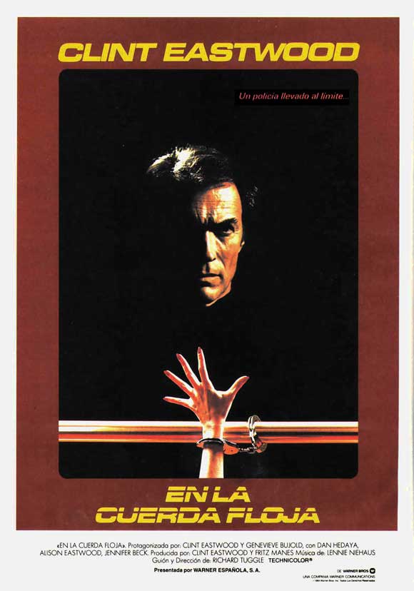 Tightrope Movie Poster Print showcasing dramatic imagery and vibrant colors.