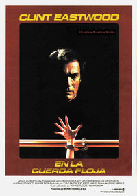 Tightrope Movie Poster Print showcasing dramatic imagery and vibrant colors.