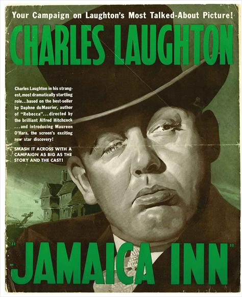 Jamaica Inn Movie Poster Print showcasing classic film art.