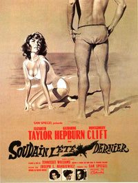 Suddenly Last Summer Movie Poster Print showcasing classic cinema art.