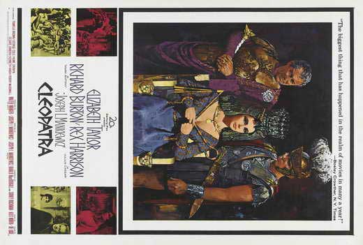 Cleopatra Movie Poster Print showcasing iconic film artwork.