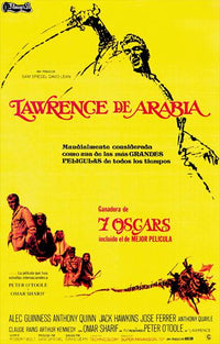 Lawrence of Arabia Movie Poster Print showcasing classic film art.
