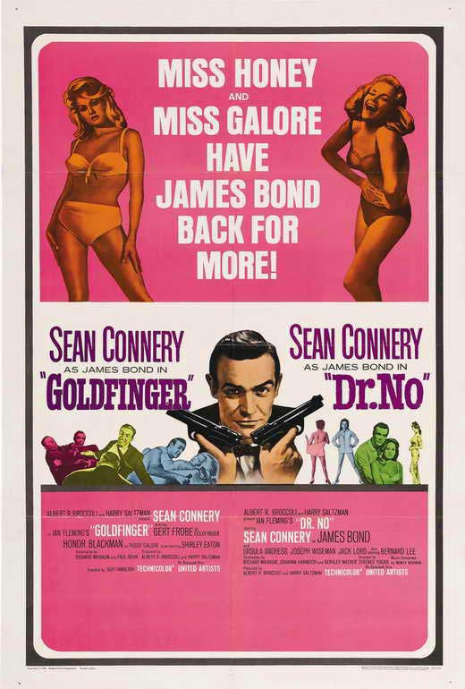 Goldfinger Movie Poster Print (27x40) | Classic Film Art
