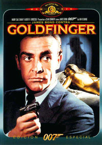 Goldfinger Movie Poster Print featuring James Bond