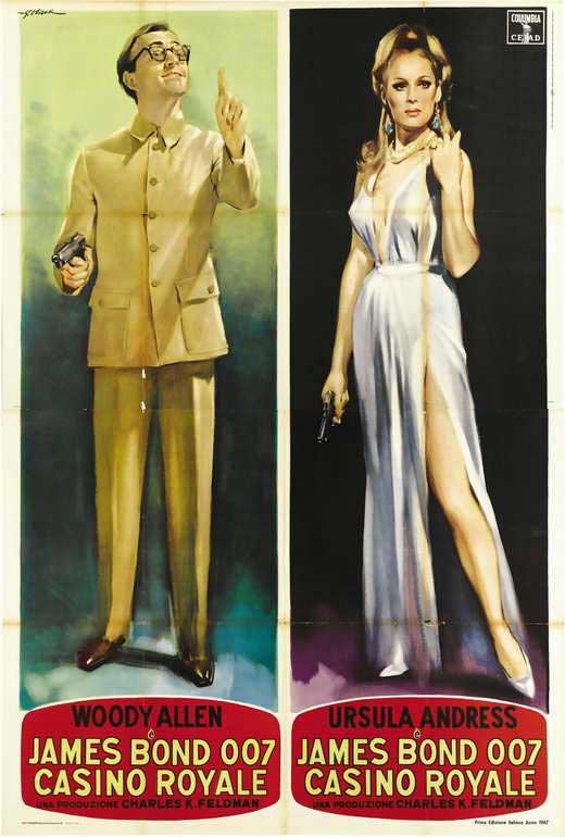 Casino Royale Movie Poster Print featuring James Bond